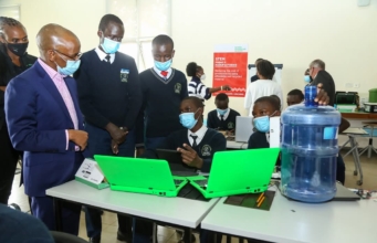 How Safaricom is Powering Kenya’s Future Through Technology, Innovation, and Inclusion Safaricom CEO Peter Ndegwa with M PESA Foundation