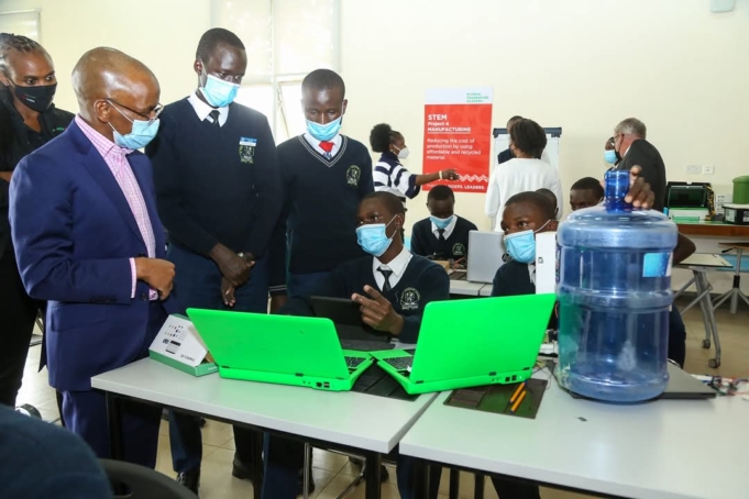 How Safaricom is Powering Kenya’s Future Through Technology, Innovation, and Inclusion Safaricom CEO Peter Ndegwa with M PESA Foundation