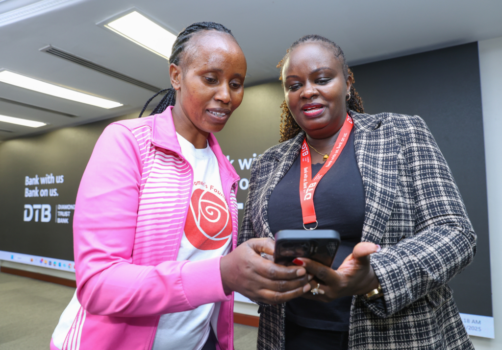 Women entrepreneurs participating in the DTB Women Entrepreneurs Digital and Financial Literacy Training, learning digital marketing and financial management skills.