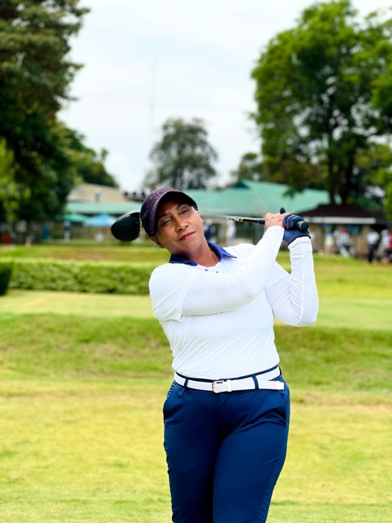 Leading female golfers competing in the KLGU Open at Ruiru Sports Club, highlighting top talent in this prestigious tournament from April 4–6.
