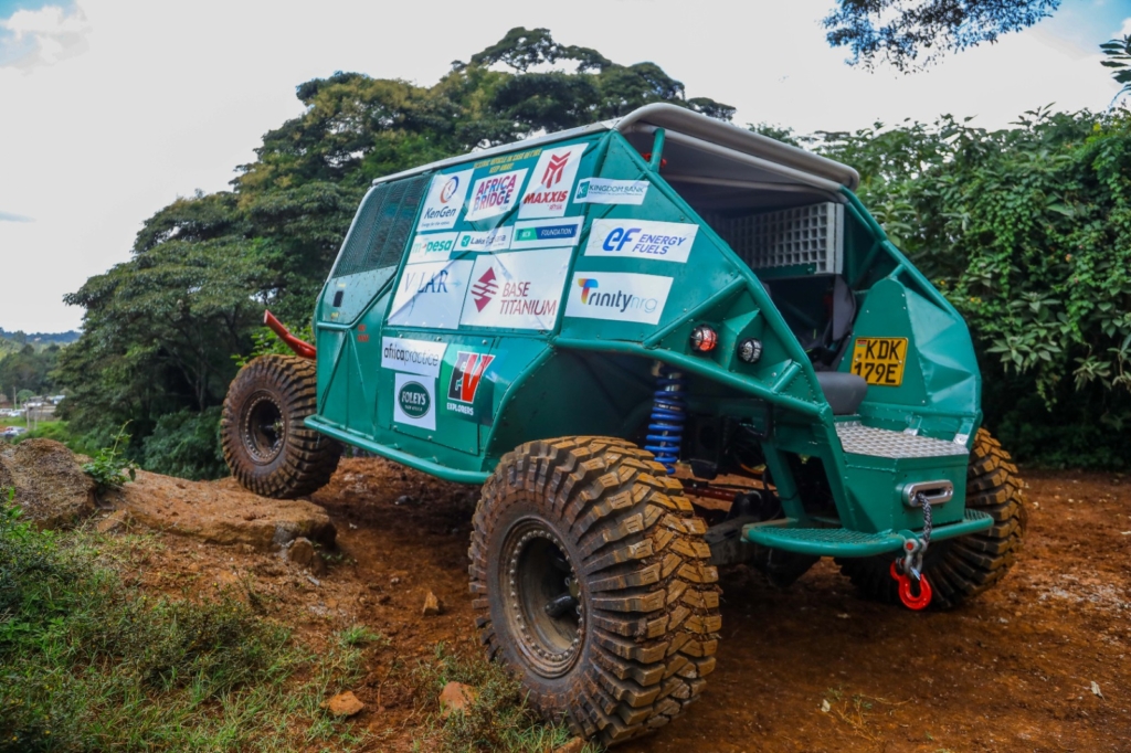 4x4 off-road car competing in Rhino Charge 2025 in Baringo County  