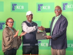 Robert Matano Appointed KCB FC Head Coach in Technical Bench Shake-Up KCB FC patron Azu Ogola presents a football to the newly signed KCB FC coach Robert Matano signs moments.