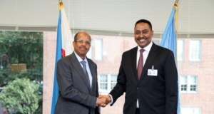 Dr. Workneh Gebeyehu of IGAD Joins AU Mid-Year Talks in Malabo, Pushes for Deeper Regional Integration IGAD Executive Secretary, Dr. Workneh Gebeyehu together with the AUC Chairperson, Mahamoud Ali Youssouf