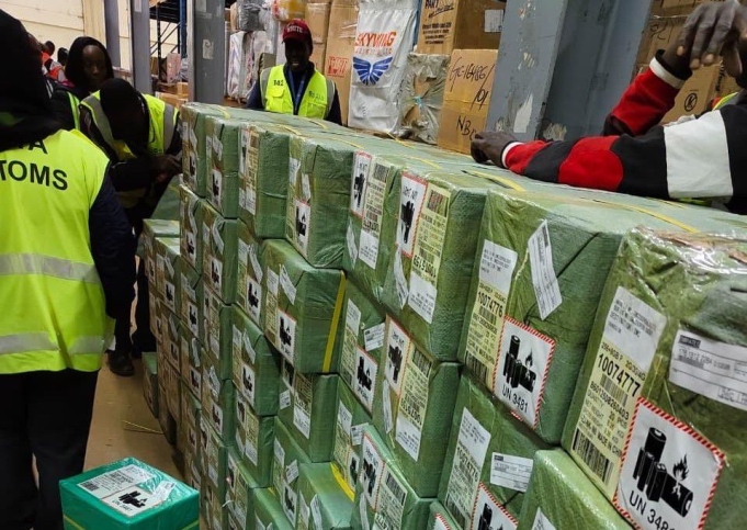 KRA Seizes Smartphones and Other Products in Ksh16 Million Tax Evasion Swindle KRA Seizes Smartphones and Other Products in Ksh16 Million Tax Evasion Swindle