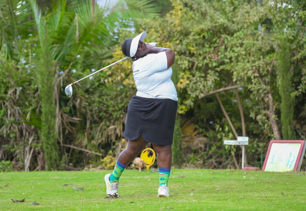 Scola Onsongo in action during past golf tournaments.