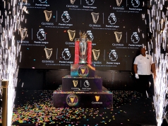 Guinness Brings the Premier League Trophy to the Nairobi Supporters Trophy Unveiling during Guinness Brings the Premier League Trophy to the Nairobi Supporters