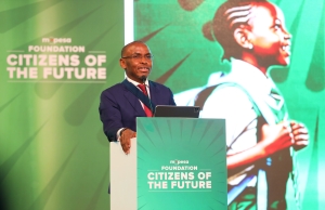 Safaricom’s M-PESA Foundation Launches KES 30 Billion Education Programme to Shape Kenya’s “Citizens of the Future” Safaricom CEO during the launch of Citizens of the Future
