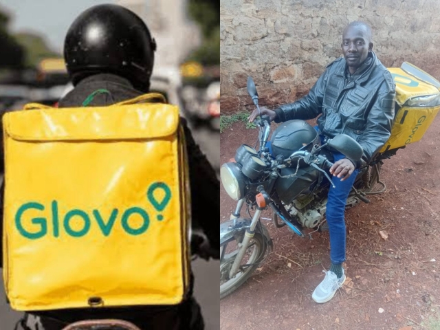 Glovo Riders, John Bosco Okenera