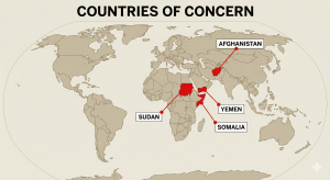 third world countries of concern