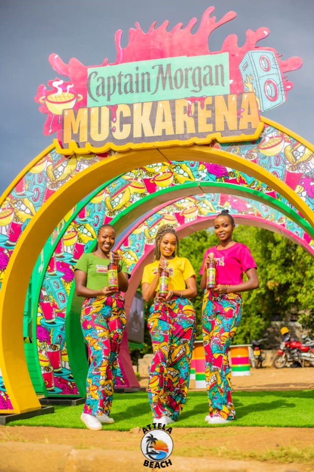 Captain Morgan Muckpit Brand Ambassadors during the Muckarena tour in Kisumu