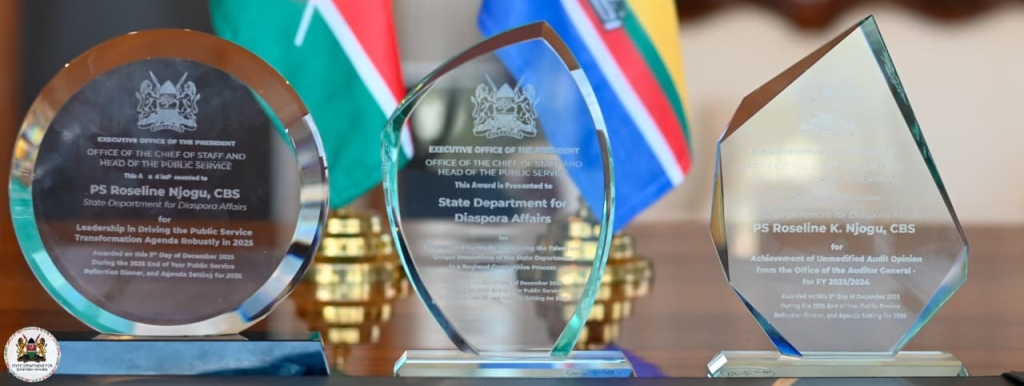 The State Department for Diaspora Affairs Sparkles with Triple Win at 2025 Awards