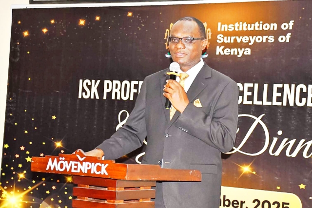 Surveyors' Professional Excellence Shines at ISK Gala as State Calls on Integrity in Asset Management