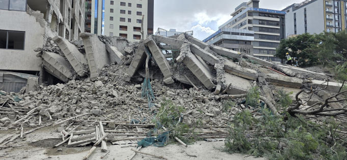 South C building collapse: At least two feared dead as rescue efforts are racing against time South C building collapse: At least two feared dead as rescue efforts are racing against time