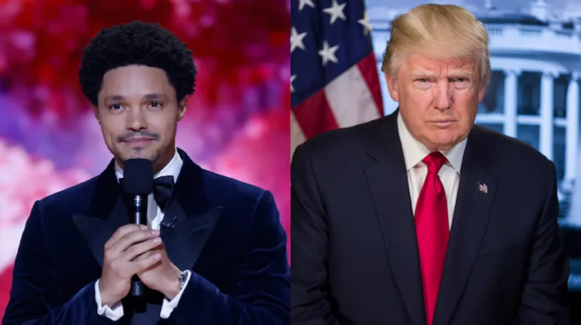 Trump threatens to sue Trevor Noah over Epstein Files joke