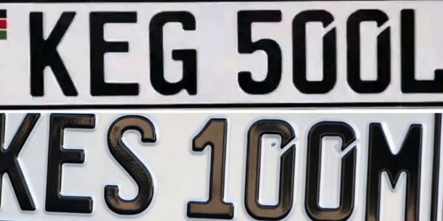 NTSA Clarifies on Special Number Plates in Kenya After “KEG 500L and KES 100M” Debate