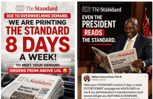 ‘Even the President Reads Us’: How The Standard Turned Ruto’s Criticism Into a Marketing Campaign image