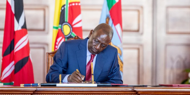 Ruto Signs Finance Bill 2026 into Law